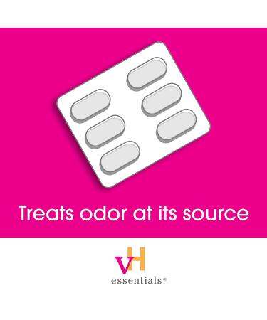 vH essentials Vaginal Odor Treatment - pH Balanced Suppositories - 6 Tablets with Applicator (667-06) - Buy Now - Buy Online on GoSupps.com