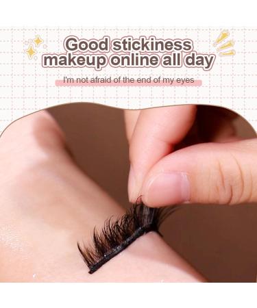 Clear Eyelash Glue | Lash Glue Strong Eyelash Glue Latex Free Eyelash Glue Strong Hold False Eyelash Adhesive Safe On Skin Suitable for Sensitive Eyes Waterproof Clearful - Buy Online on GoSupps.com