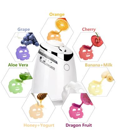 NDLLGOF Fruit Face Mask Maker Machine - DIY Vegetable Facial Pack Kit with Collagen Pills | Smart Automatic Beauty Machine for Facial/Eyes SPA - Buy Online on GoSupps.com