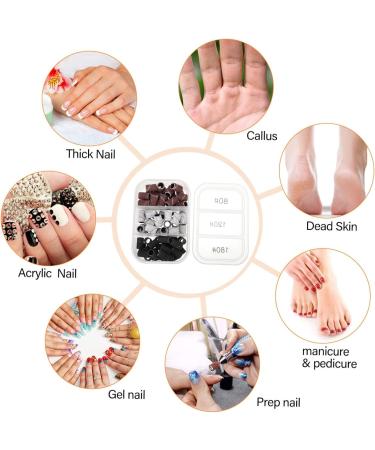 Healeved 1 Box Manicure Circle Sanding Ring for Nail Drill Bits Manicure Sand Para U as Diffuser Sanding Ring Bands Nail Art Tool Nail Bits Nail Tool Resin Abrasive Cloth Grinding Head Girl 1.3X0.8X0.2cm As Shown - Buy Online on GoSupps.com