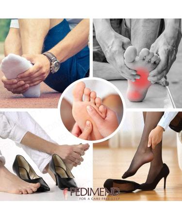 Pedimend Gel Lined 5 Toe Socks (1PAIR) - Moisturise Dry Skin - SPA Gel Open Toe Socks Therapeutic and Soothing for Aching Tired Feet - Separator Your Toes - Foot Care - Buy Online on GoSupps.com