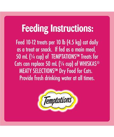 TEMPTATIONS Adult Cat Treats + TEMPTATIONS Mix-Ups Cat Treats (Tuna Beef Chicken Turkey Flavours) | 350g Pouches 350 g (Pack of 1) Tuna Cat Treats + Beef Chicken Turkey - Buy Online on GoSupps.com