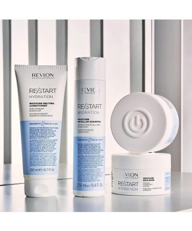 REVLON PROFESSIONAL RE/START Hydration Routine Shampoing Micellaire Hydratant 250 ml + Apr s-shampoing Soin Fondant Hydratant 200 ml + Masque Hydratant 250 ml pour cheveux secs et ab m s - Buy Online on GoSupps.com