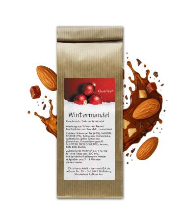 Quertee Winter Tea - Christmas Tea "Winter Almond" - Black Tea - Black Tea at Christmas and Winter (100g)