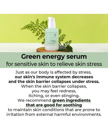pexel No.7 Mild Green Soothing Serum | Acne-prone Skin Sensitive Redness Centella Asiatica Green Tea Lightweight Gel Noni | Korean Skin Care for Face 50ml - Buy Online on GoSupps.com