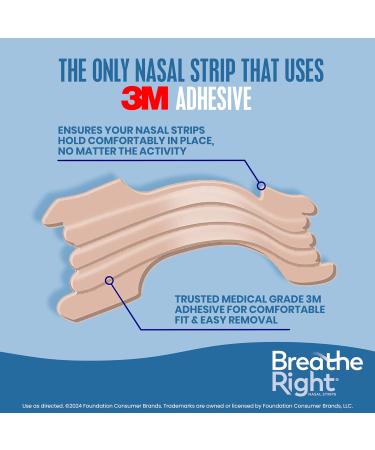 Breathe Right Extra Strength Nasal Strips Tan 44 count - Buy Online on GoSupps.com