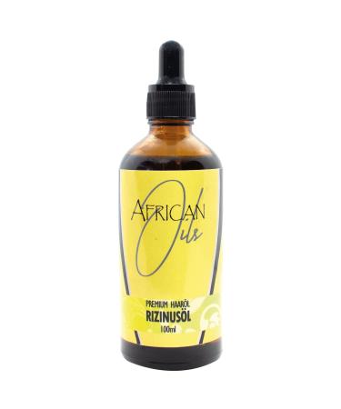 100% Pure, Cold Pressed & Unrefined Vegan Castor Oil for Hair, Skin, Eyelashes, Eyebrows, Nails