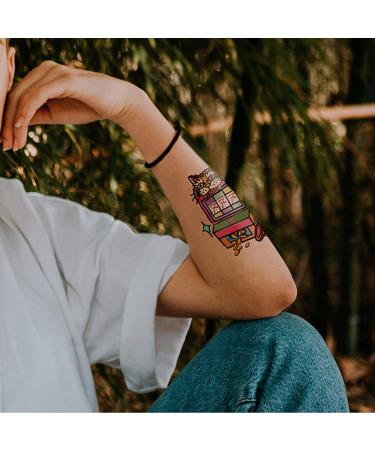 CARGEN Old School Temporary Tattoo - Cool Classic Stickers for Men & Women | American Traditional Design - Ideal for Parties - Buy Online on GoSupps.com