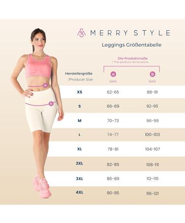 Merry Style Women's Cotton Short Leggings - Comfortable XL White Shorts for Everyday & Sports Activities | MS10-200 - Buy Online on GoSupps.com