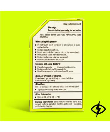 Droptics Extra Strength Redness Relief Eye Drops Fast-Acting for Red Dry & Tired Eyes Cooling & Hydrating Formula for Instant Comfort & Brighter Eyes Lasts Up to 8 Hours 5 mL Bottle - Buy Online on GoSupps.com