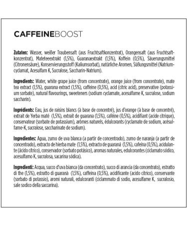 Powerbar Caffeine Boost Ampoules 20x25ml | 200mg Caffeine Supplement for Energy Boost - Ship Worldwide - Buy Online on GoSupps.com