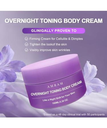 AMRAM Overnight Toning Whip Body Firming Whip That Works While You Sleep Skin Tightening Body Firming Cream For Women - Target The Appearance Of Loose Skin. - Buy Online on GoSupps.com