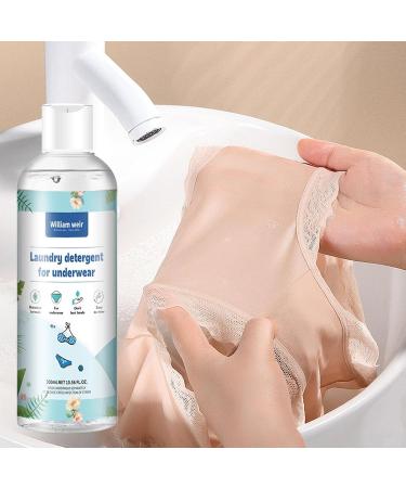 Delicate Laundry Detergent Natural Lavender Scent Lingerie Wash Mild Laundry Detergent - 300ml Underwear Cleaning Liquid Blood Stain Remover for Lingerie Bath Towels Cashmere Pochy - Buy Online on GoSupps.com