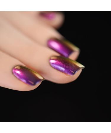 ILNP Peace - Blue Purple Fuchsia Pink Gold Color Shifting Ultra Chrome Nail Polish 0.4 Fl Oz (Pack of 1) - Buy Online on GoSupps.com