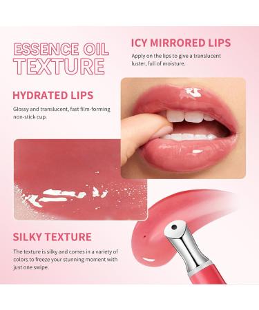 Lip oil moisturizing care lip gloss with beautiful effect firming moisture care natural soft on the go for women and young people 2 - Buy Online on GoSupps.com
