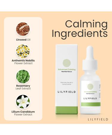 LILYFIELD Advanced Calming Serum | Heartleaf Korean Skincare for Sensitive Skin | Soothes & Nourishes | 30ml - Buy Online on GoSupps.com