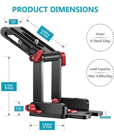 Neewer Z-Flex Tilt Head Tripod with Quick Release Plate - Aluminium Alloy, 6.6lb Load Capacity - Buy Online on GoSupps.com