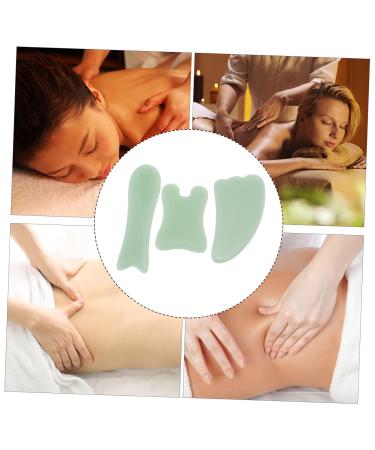 Angoily 3pcs Gua Sha Massage Board - Traditional Chinese Face Massager & Body Scraping Tool for Optimal Relaxation - Buy Online on GoSupps.com