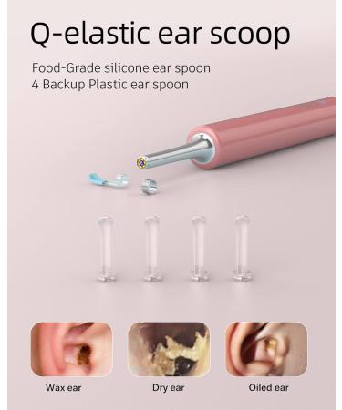 BEBIRD Ear Wax Removal Tool with 5MP Camera | 1080P Ear Scope Cleaner with 6 LED Lights | Includes 4 Ear Scoops | Pink - Buy Online on GoSupps.com