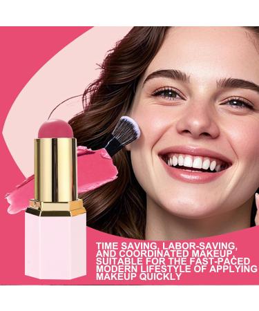  G n rique Cream Blush Stick Waterproof moisturizing highlighter smooth pigmented balm lightweight radiance enhancer | Long-lasting natural brightening for face for oily and dry skin lips cheeks etc. - Buy Online on GoSupps.com