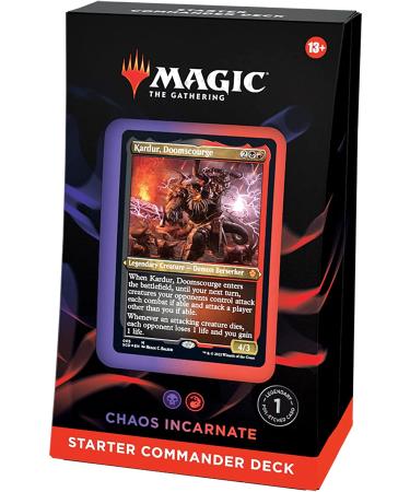 Magic The Gathering Starter Commander Deck - Chaos Incarnate (Black-Red) - Buy Online on GoSupps.com