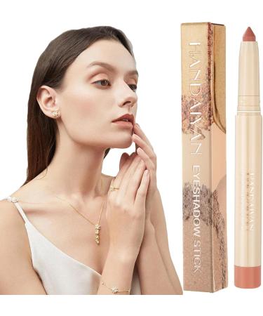 Eye Highlighter Stick | Long Lasting Eyeshadow Stick Eyeshadow Pen with Pencil Sharpener Cream Eye Shadow Stick Makeup Shimmer and Matte Eyeshadow Pencil 19# - Buy Online on GoSupps.com