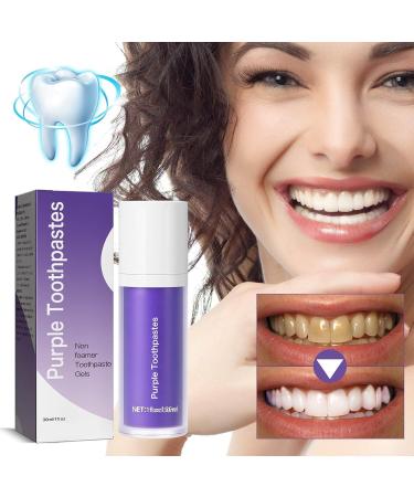 Shop Lila Purple Toothpaste for Whitening & Stain Removal | Best Tooth Color Corrector | 1PC - International Shipping - Buy Online on GoSupps.com