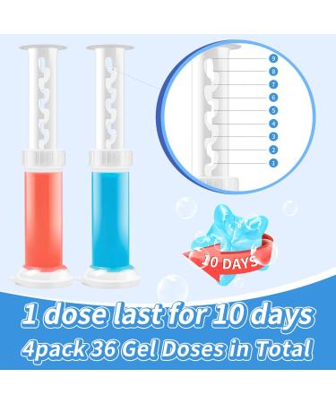 NATRUTH Toilet Cleaning Gel 4PCS - Flower and Ocean Fragrance - Long-lasting Cleanliness for Toilets, Basins, and Sinks - Buy Online on GoSupps.com