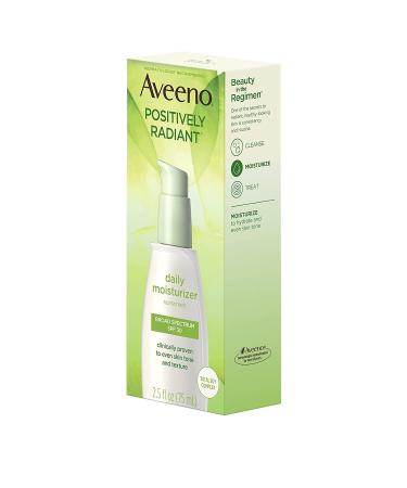Aveeno Positively Radiant Daily Moisturizer SPF 30 - 2.5 fl oz (75 ml) | Hydrate & Protect - Buy Online on GoSupps.com