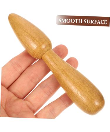 CLISPEED 2 Wooden Acupressure Sticks for Foot Massage - Light Brown - 11x2.5cm - International Shipping Available - Buy Online on GoSupps.com