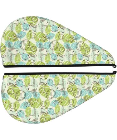 Little Elephants Garden Microfiber Hair Towel - Soft Super Absorbent Coral Velvet Wrap for Long Curly & Thick Hair | Quick Dry Cap for Women - Buy Online on GoSupps.com