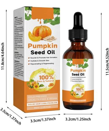 Pumpkin Seed Oil Moisturizes And Hair Roots Thickens Hair Strengthens Hair Softens And Strengthens Hair Hair Care Oil 60ml rzV80 (Orange One Size) One Size Orange - Buy Online on GoSupps.com