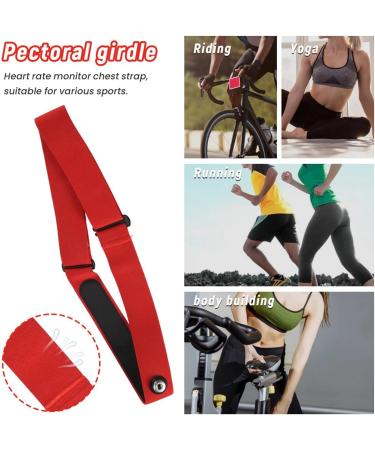 BYCUFF Heart Rate Monitor Chest Strap Replacement Band - Compatible & Durable | International Shipping Available - Buy Online on GoSupps.com