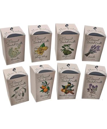 Sensual Ylang-Ylang Aromatherapy Candle in Crystal Glass - Natural Soy Wax for Spiritual Growth & Well-Being - Buy Online on GoSupps.com