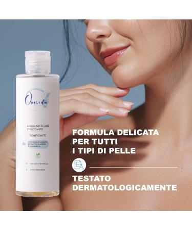  Querida Querida Micellar Cleansing Invigorating Water Delicate Face Wash for All Skin Types Refreshing Formula with Regenerating Agents Made in Italy 200 ml - Buy Online on GoSupps.com