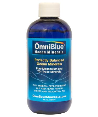 OmniBlue Ocean Minerals | 100% Natural Solar-Harvested Ocean Electrolytes | All Required Macro and Trace Minerals | Not Lab-Made | No Additives  (8 oz.) 8 Fl Oz (Pack of 1) - Buy Online on GoSupps.com