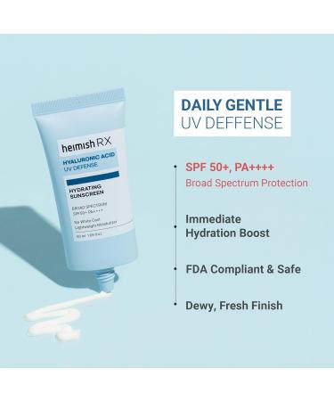 Heimish Hydrating Sunscreen Hyaluronic Acid UV Defense SPF 50+ PA++++ 1.69 fl oz (50 ml) - Buy Online on GoSupps.com