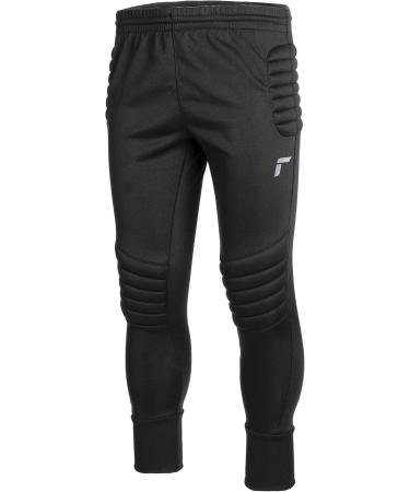 Reusch Boys Football Goalkeeper Pants - Long Padded Junior Training Pant in Black/Silver XL - Buy Online on GoSupps.com
