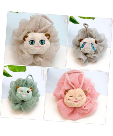 6pcs Cartoon Bath Balls - Lovely Shower Scrubbers & Bubble Makers | Perfect Foaming Bath Tools for Relaxation - Buy Online on GoSupps.com
