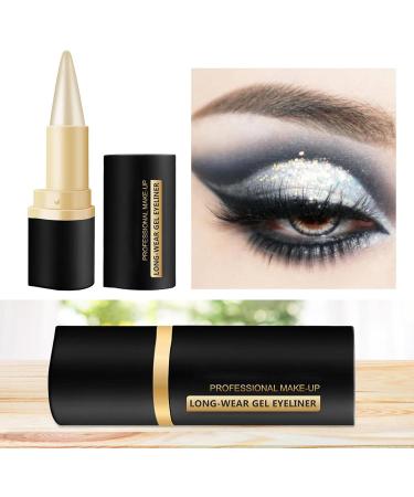 Black Eyeliner - Waterproof Gel Eyeliner | Smudge-Proof Eye Liner Gel for The | High Pigment Eye Makeup Stick | Swing Eye Makeup for Perfect Contours (Black 1PC) Littryee Silver - Buy Online on GoSupps.com