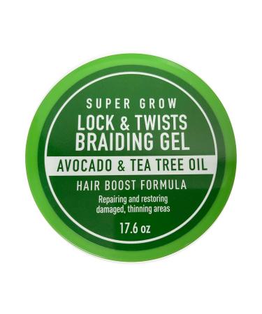 R&B Collection Dr. Girls Black Rice Lock & Twists Braiding Gel - 24 Hour Extra Mega Hold Moisturizing with Avocado & Tea Tree Oil (17.6 oz) - International Shipping Available - Buy Online on GoSupps.com
