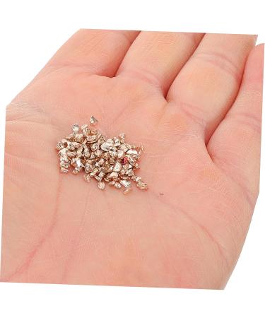 PLAFOPE 1 Nail Gravel Accessories for Nail Accessories Crushed Decor for Nail Art Diamond Drawing Charms Irregular Nail Charms Nail Art Supplies Nail Art Decors Glass 20.00X12.00X2.00CM Golden - Buy Online on GoSupps.com
