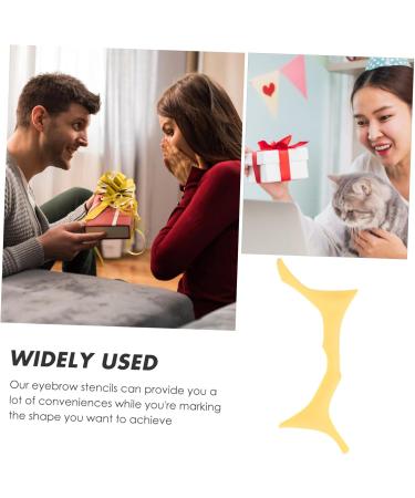 MAGICLULU Makeup Stencil Brow Guide Stencil Purse Organizer Insert Heating Supplies Miss 17.3x5.9cm Yellow - Buy Online on GoSupps.com