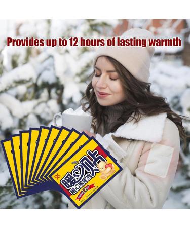 Body Warmers with Adhesive | Long-Lasting Warming Winter Body Foot Patch | Large Heating Pads with Adhesive Warm Heart Bear Warm Stickers (13*10) - Buy Online on GoSupps.com
