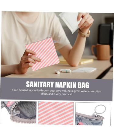 Kombiuda 4-Piece Sanitary Organizer Pad Set - Stylish Travel Pocket for Women's Period Napkins & School Supplies - Buy Online on GoSupps.com