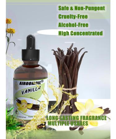Vanilla Bean Essential Oil - Warm Scented Perfume Air Freshener & Candle Making Aroma - 4 Fl Oz - Buy Online on GoSupps.com