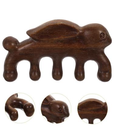 Buy Healvian Massage Comb - Sustainable Green Sandalwood with LED Light for Improved Circulation & Scalp Health - Buy Online on GoSupps.com