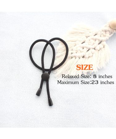 AICILY 5PCS NEW Adjustable Hair Ties Long Hair Holder Afro Puff Ponytail Ties Length Hairband for Women with Natrual Curly Hair Thick Loc Braided Hair No-Slip Design (Style-A-5PCS) Hot Style-A-5PCS - Buy Online on GoSupps.com