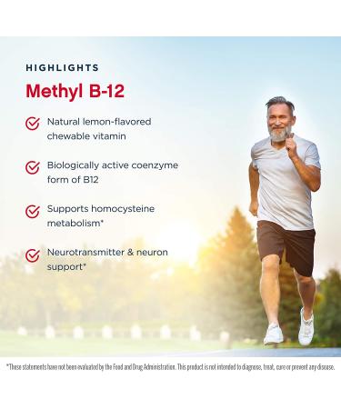Jarrow Formulas Methyl B-12 1000 mcg Lozenges - Lemon Flavor, 100 Count - Buy Online on GoSupps.com