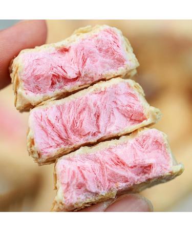Freeze dried strawberry yogurt chunks 75g strawberry oatmeal crispy strawberry flavored milk oatmeal crispy packaged small snacks for leisure - Buy Online on GoSupps.com